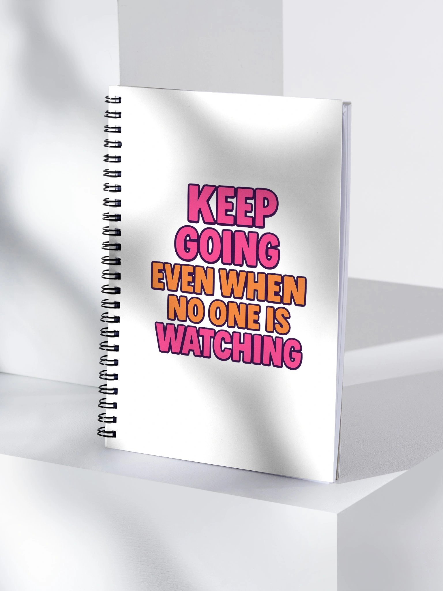 Motivational Mantra Spiral Notebook – Daily Inspiration Journal for Positive Vibes product image (4)