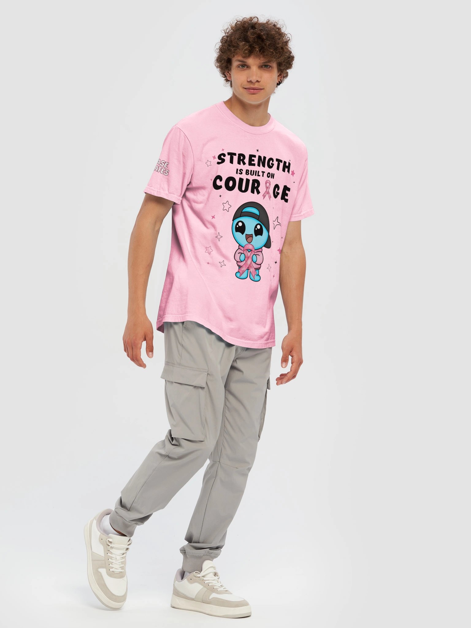 Strength Is Built On Courage Tee - Front Only product image (7)