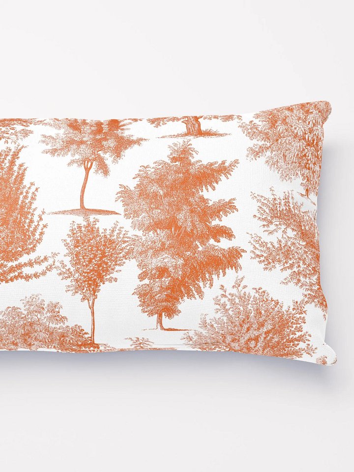 Cinnamon Woodland Trees Throw Pillow product image (1)