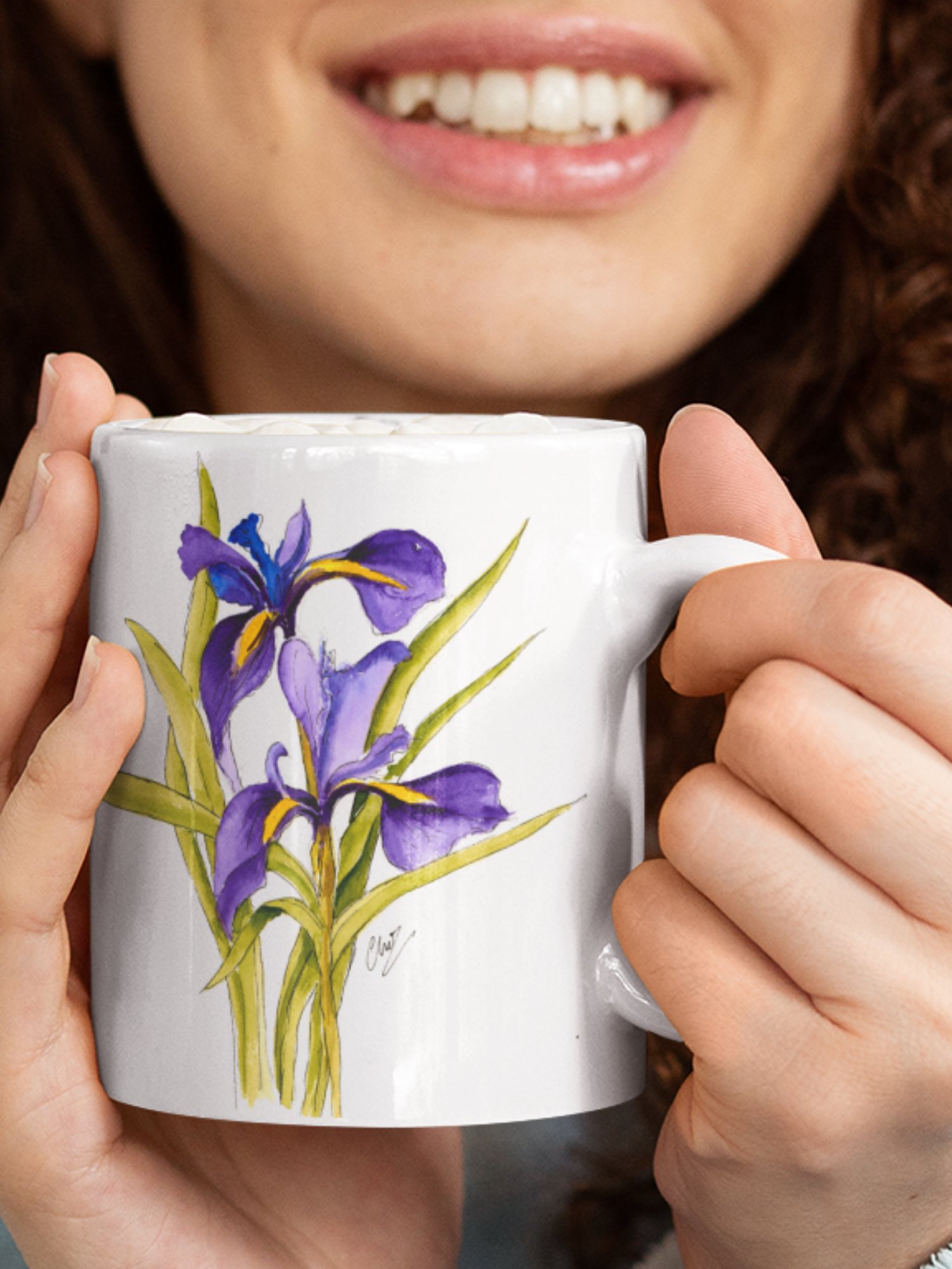 Purple Iris Coffee Mug product image (1)