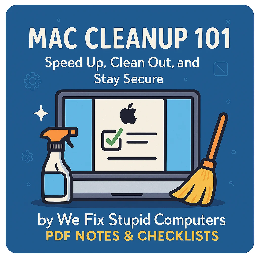 Mac Cleanup 101 Checklist product image (1)
