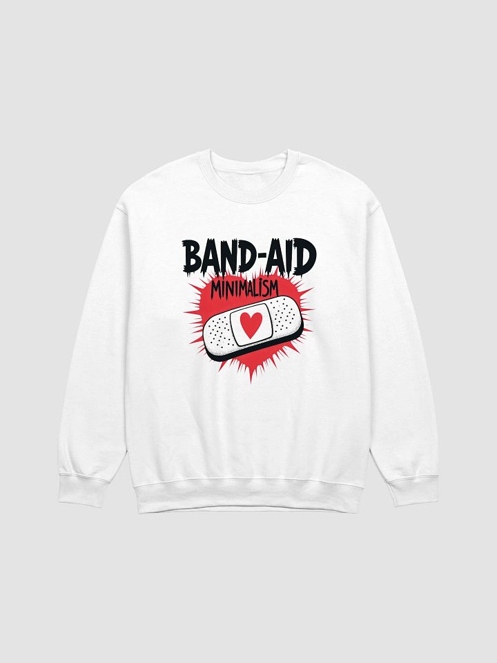 Heartfelt Band-Aid Minimalist Sweatshirt product image (7)