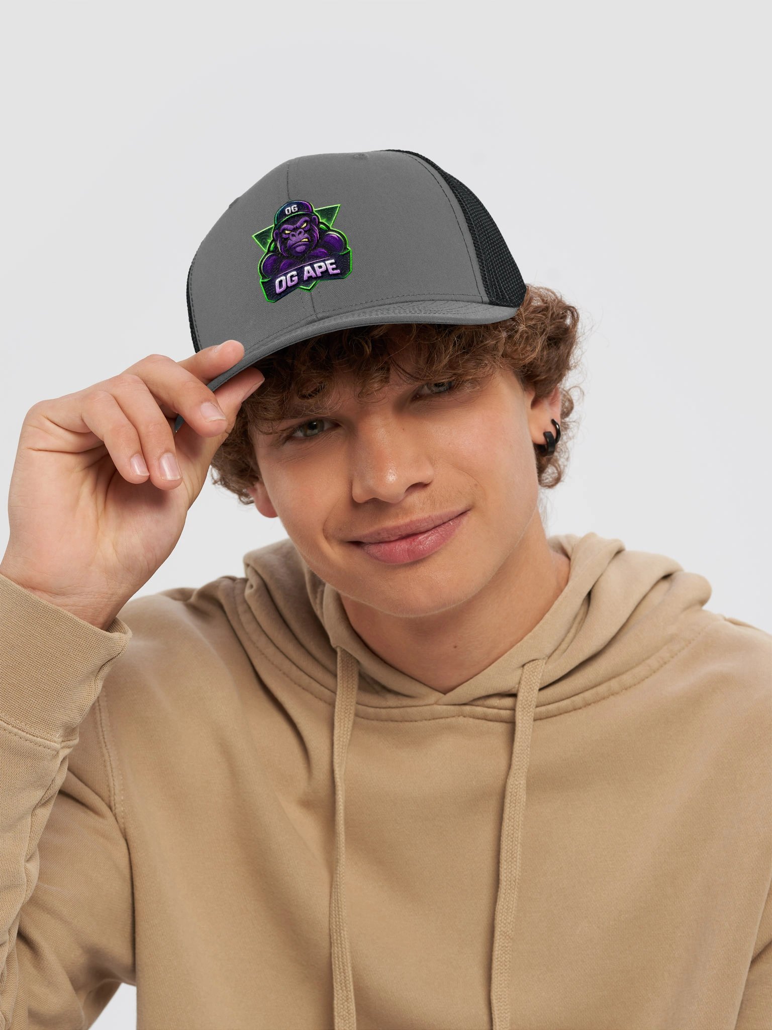 ApexApe “OG Ape” Trucker Hat product image (6)