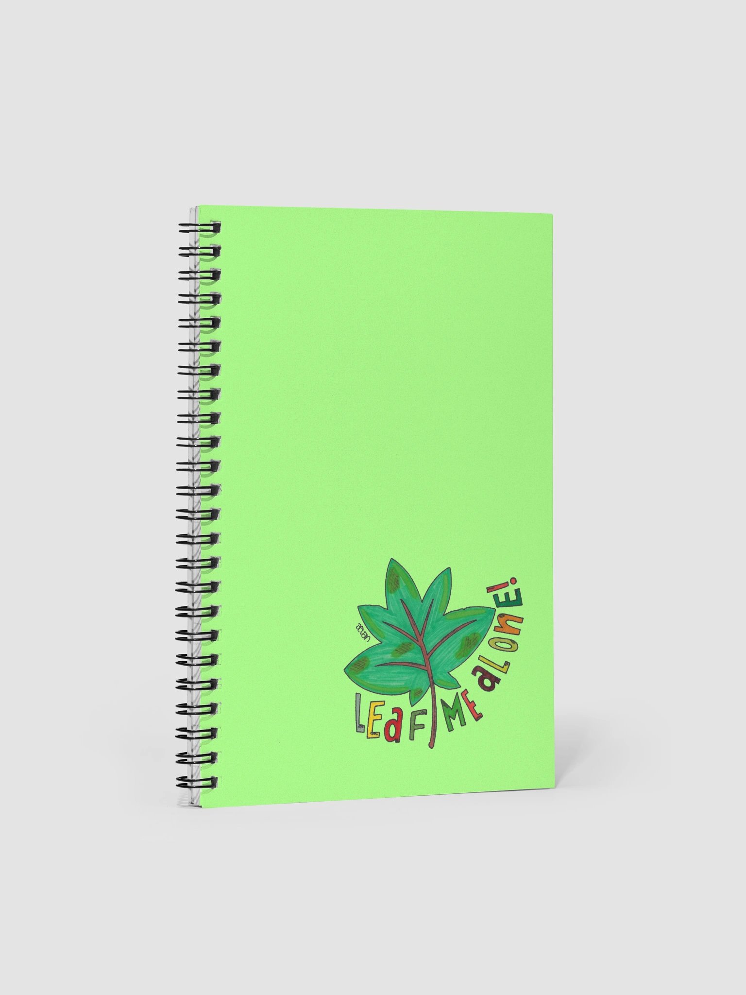 Leaf Me Alone Notebook product image (1)