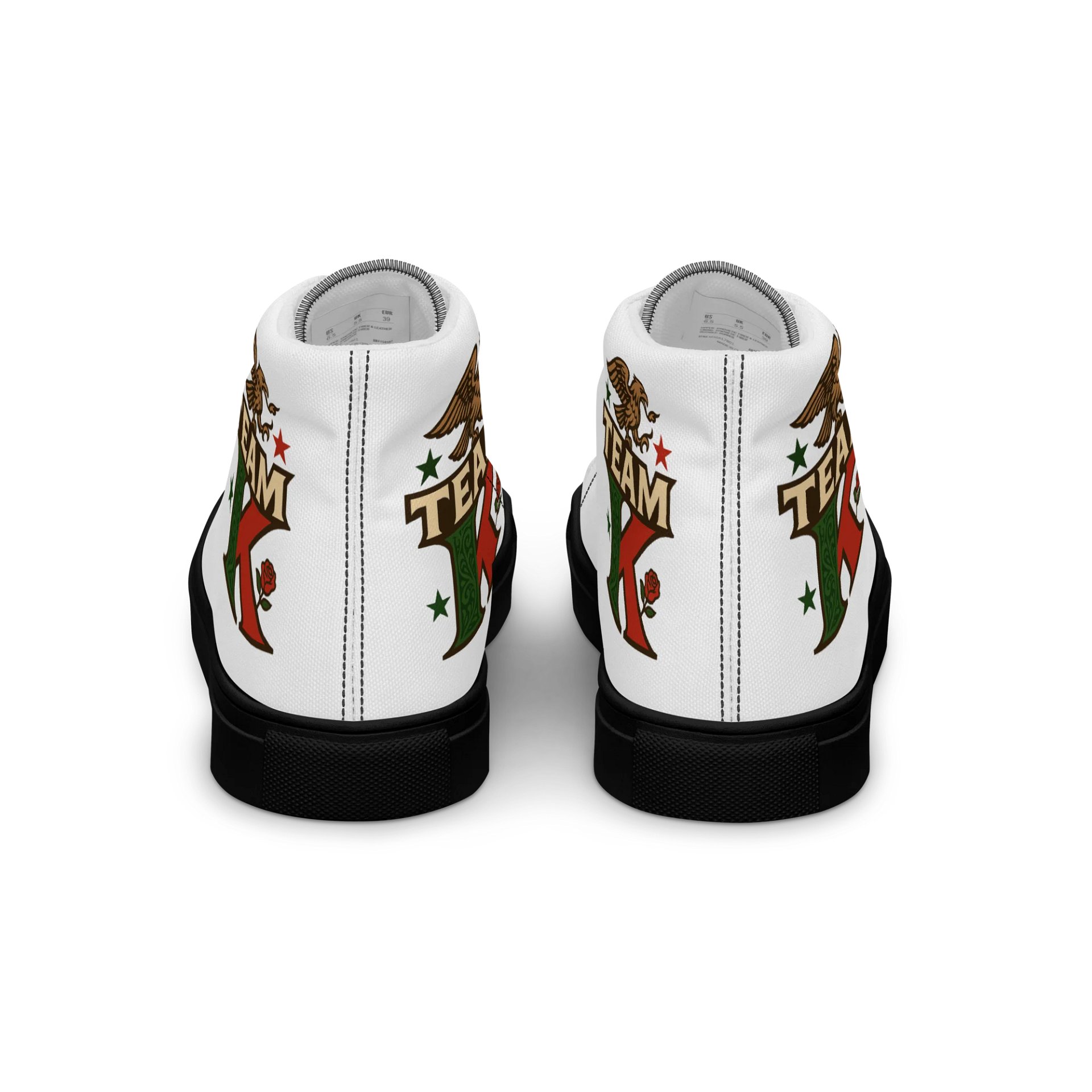 Team K Mexico Women's High Top Canvas Shoes product image (4)