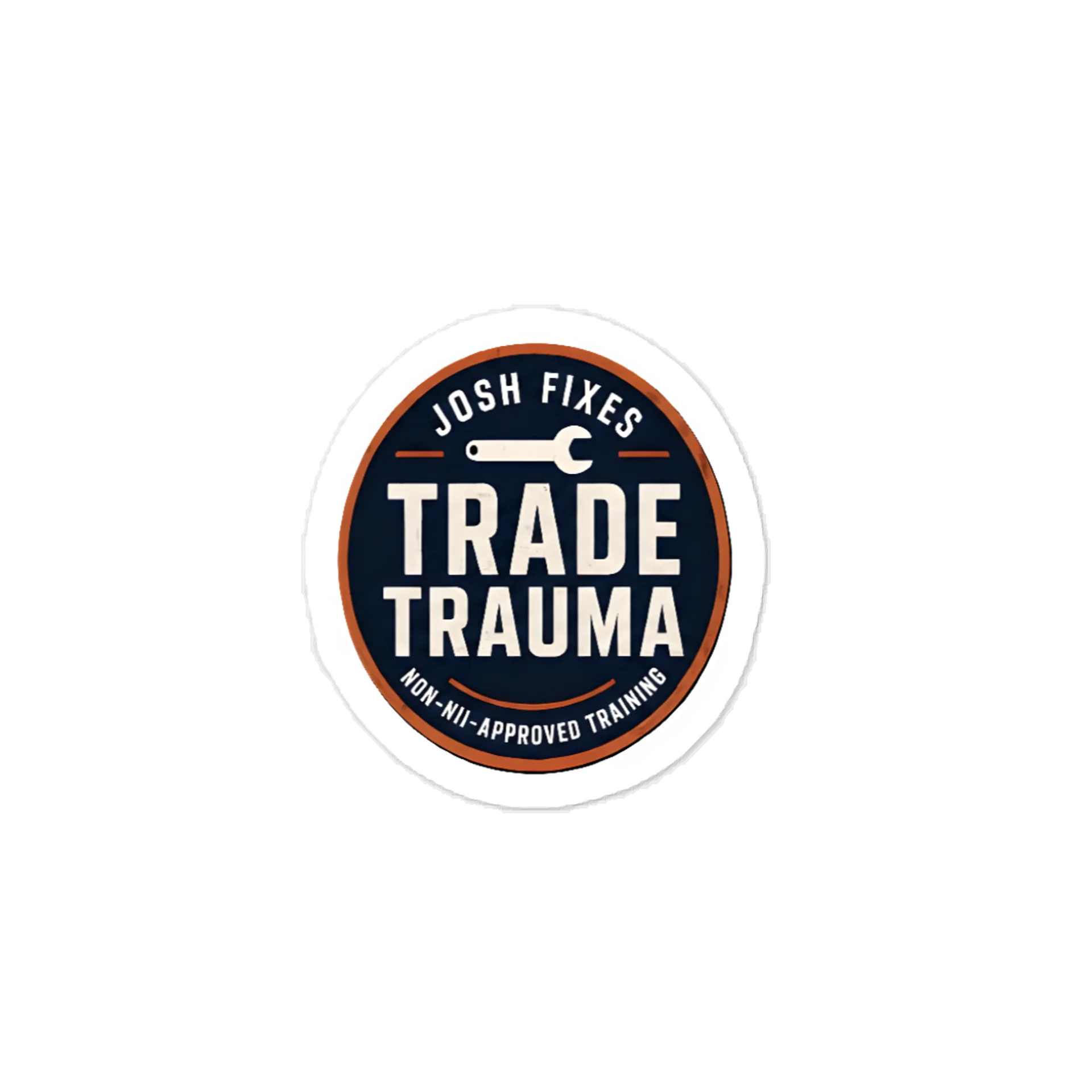 Josh Fixes Trade Trauma Wrench Logo Decal product image (1)