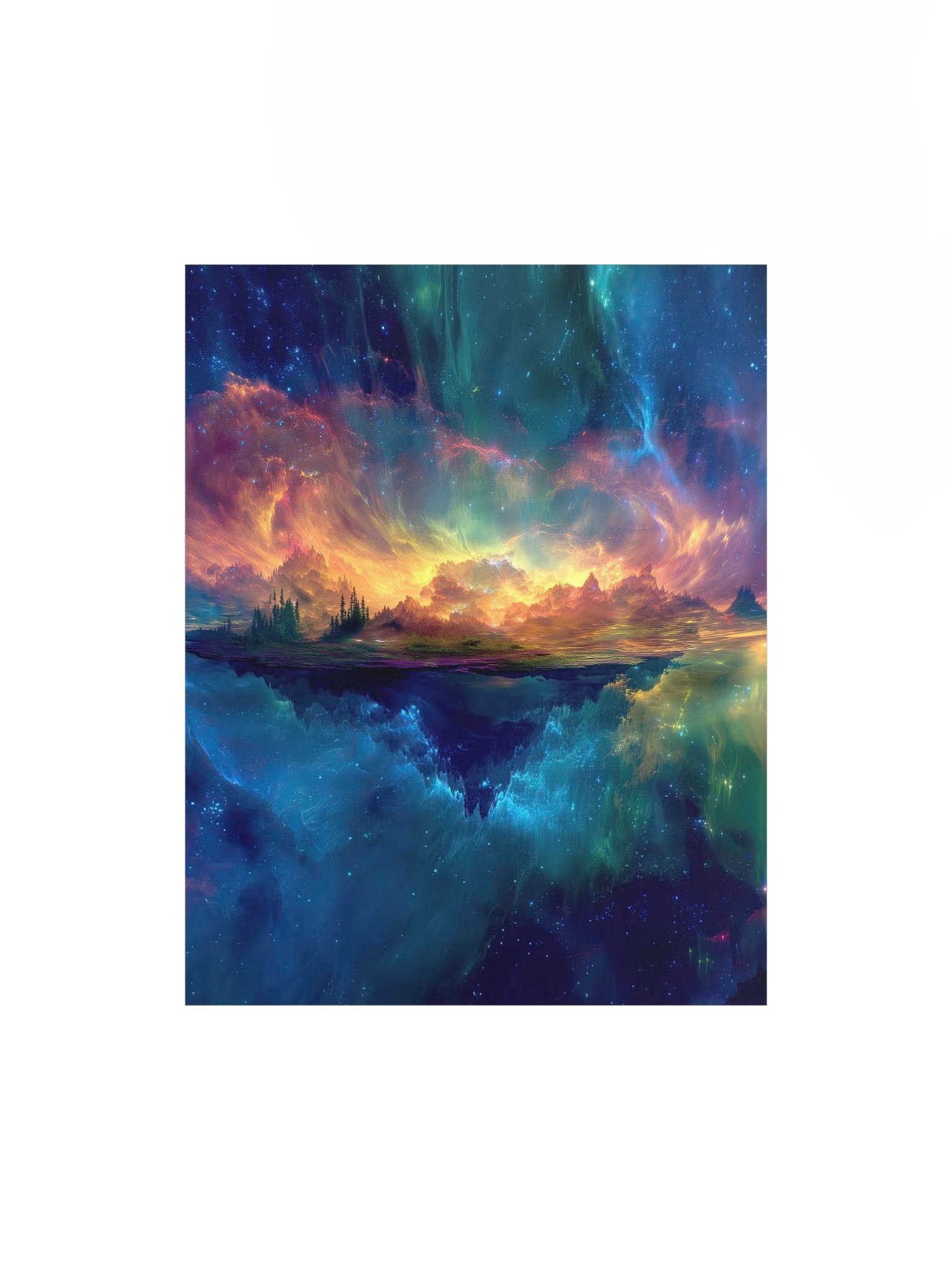 Surreal Floating Island Poster product image (2)
