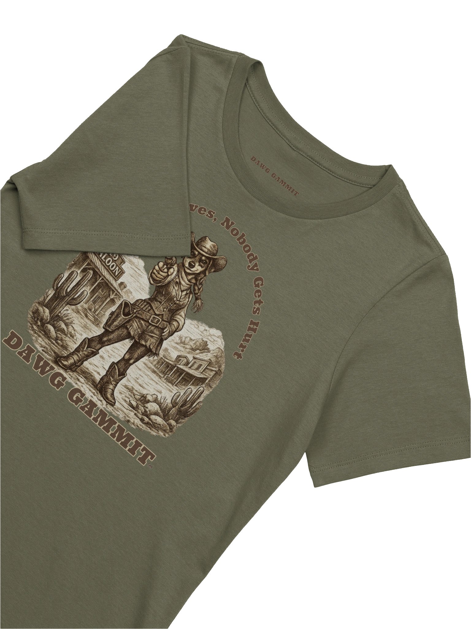 DAWG GAMMIT™ Nobody Move Doberman Women's Relaxed T-Shirt product image (13)