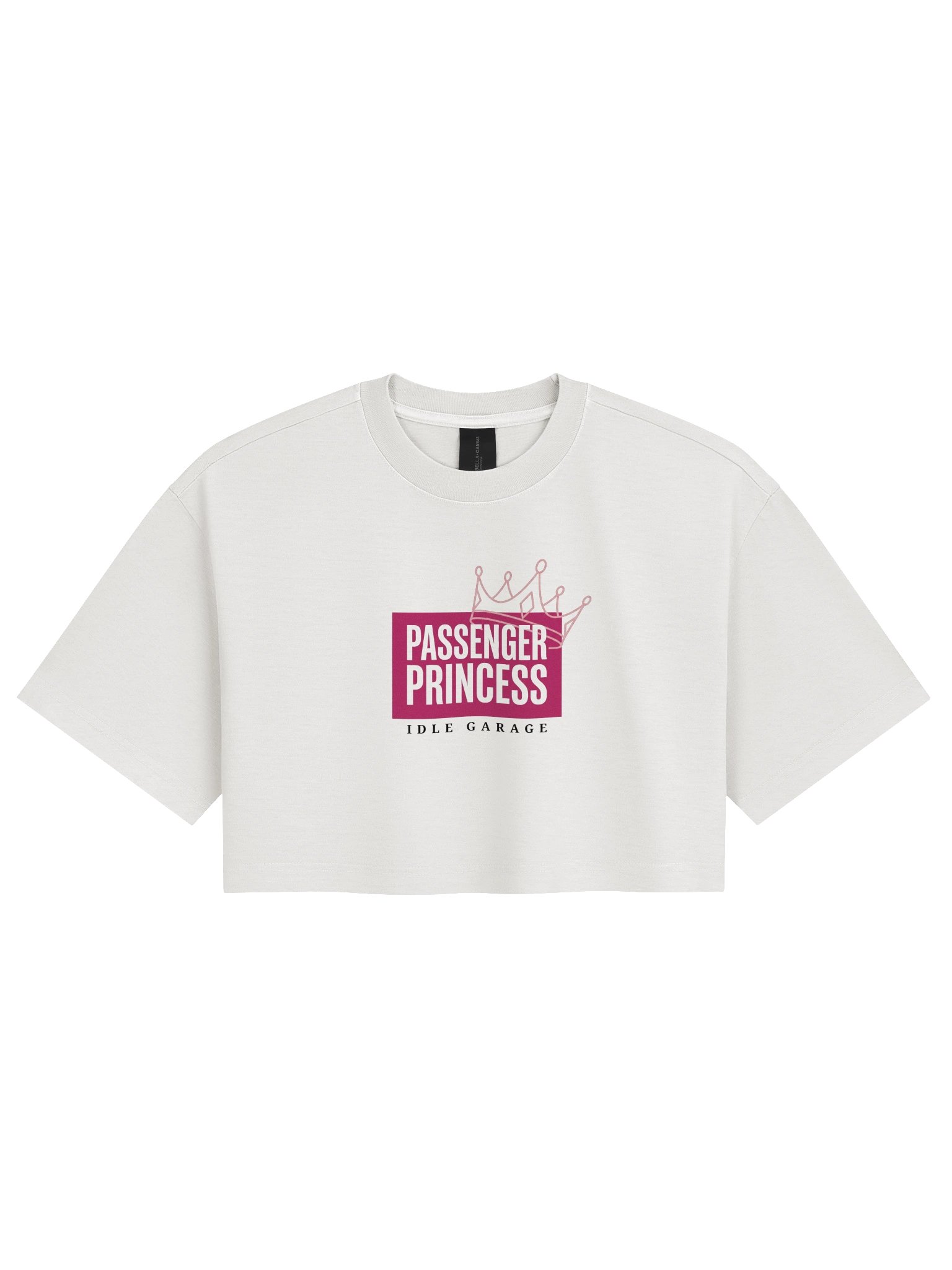 Idle Garage Passenger Princess Women's Crop Tee product image (1)