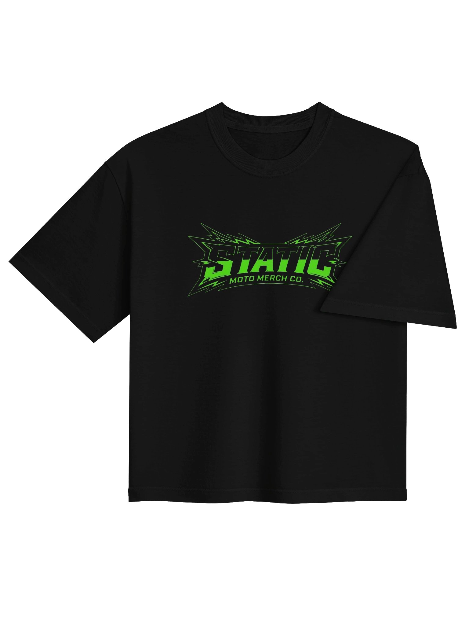 womens mid high waisted tee green logo product image (8)