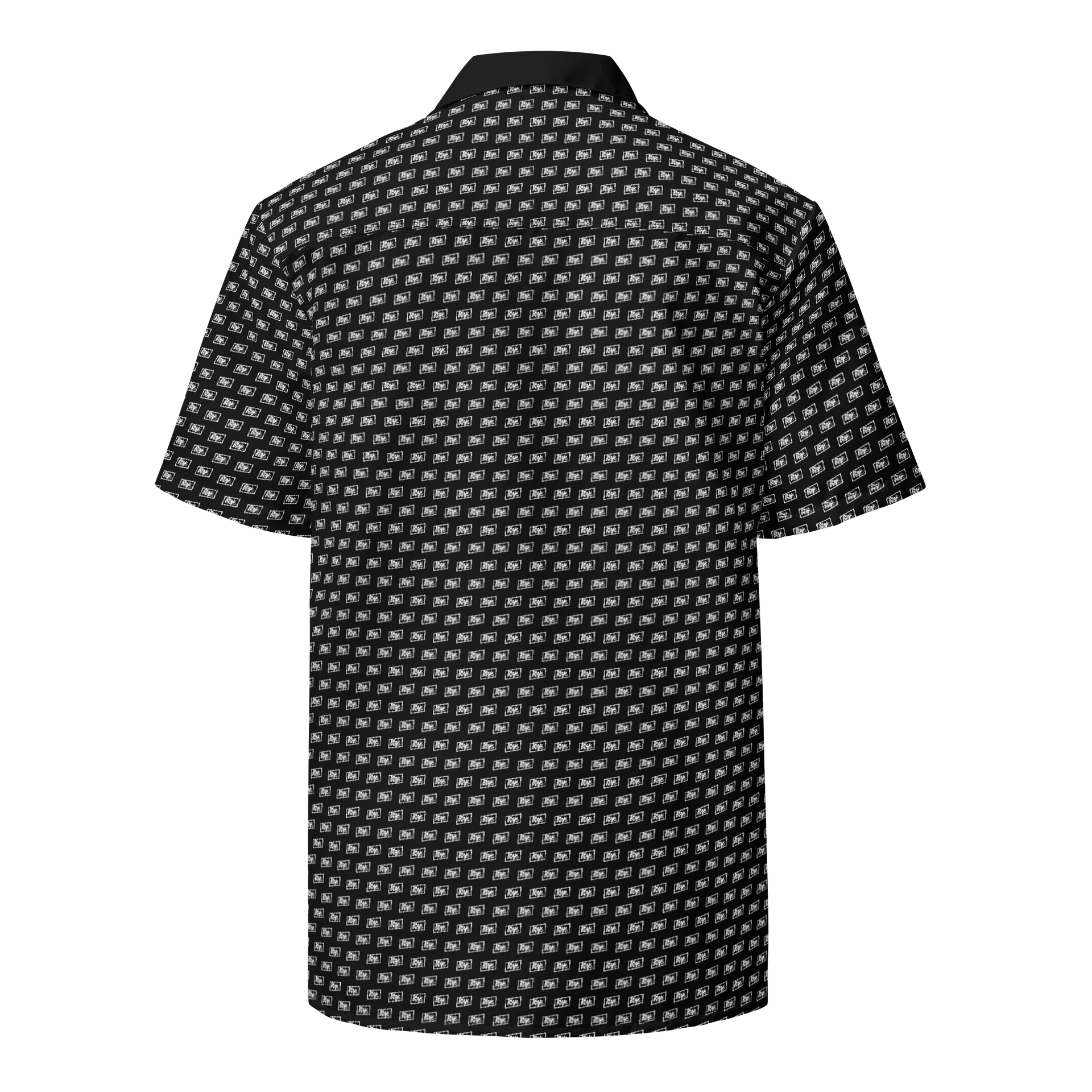 BlaakBrand Logo Button Collared Hawaiian Shirt product image (2)