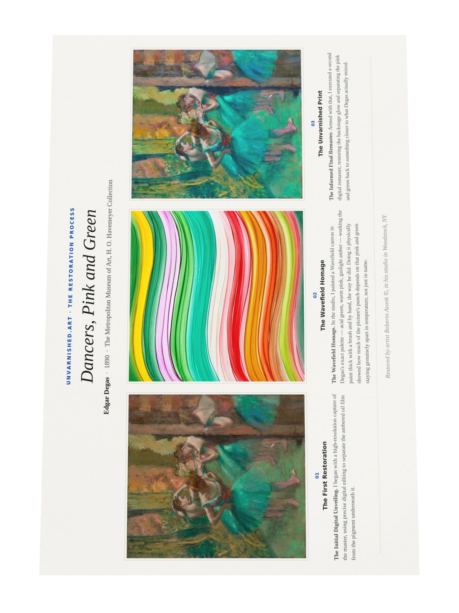 Dancers, Pink and Green — Process Poster product image (4)
