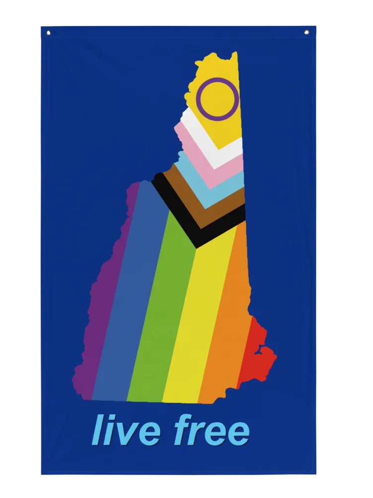 NH Pride Flag: Live Free product image (1)