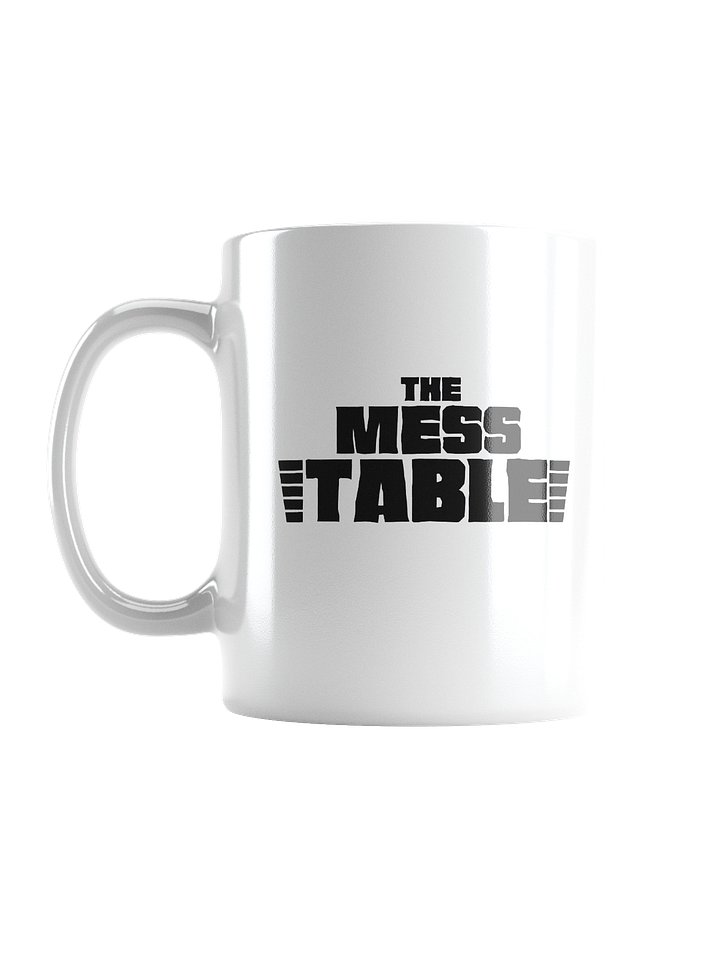 White Mug with Black TMT Banner product image (1)
