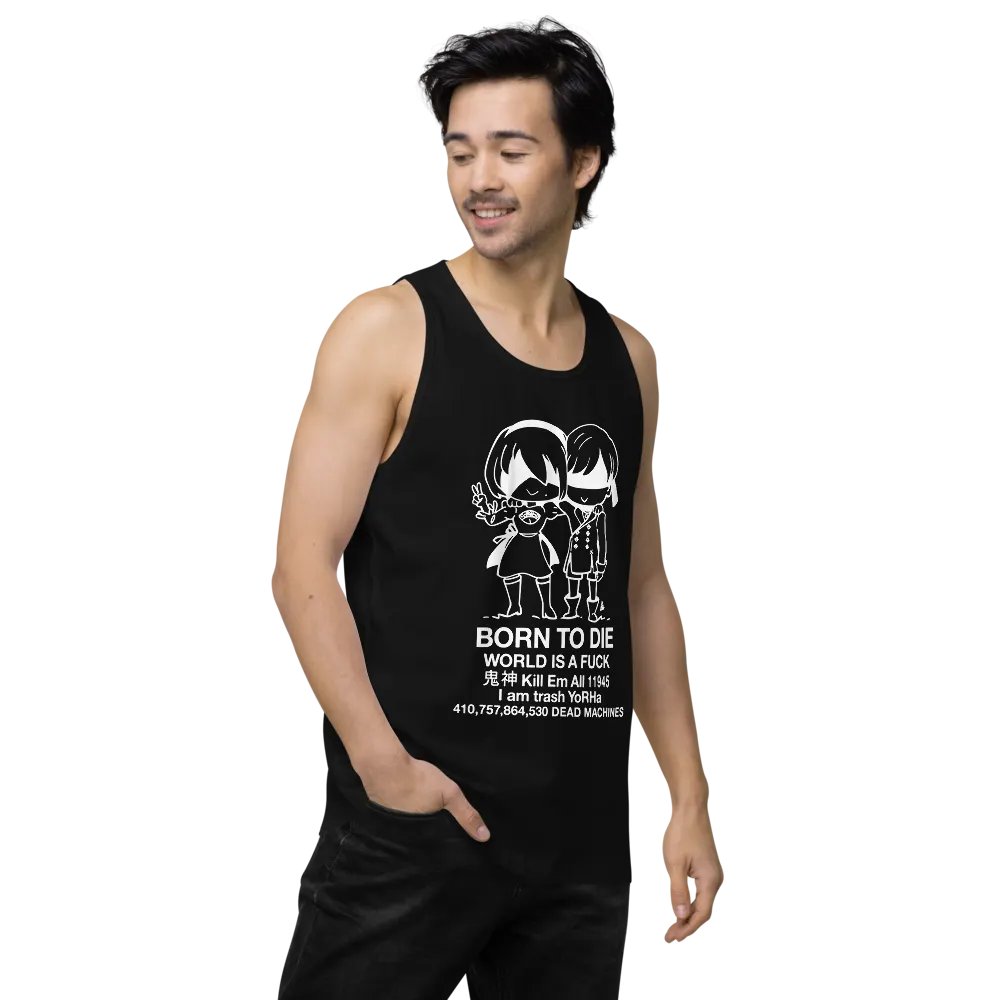 BORN TO DIE - TANKTOP - BLACK product image (4)