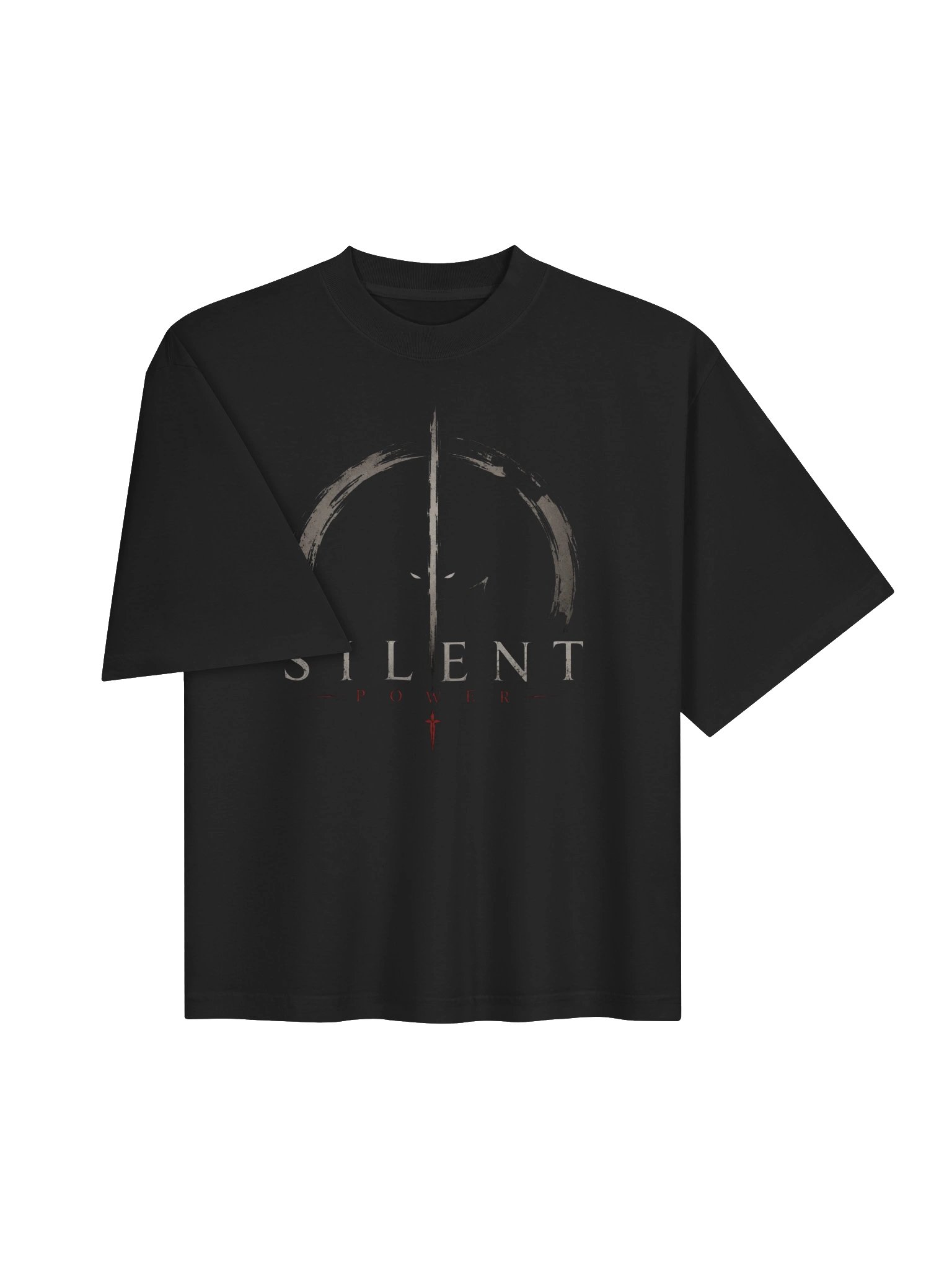 Silent Power. - Heavyweight Oversized Tee product image (3)