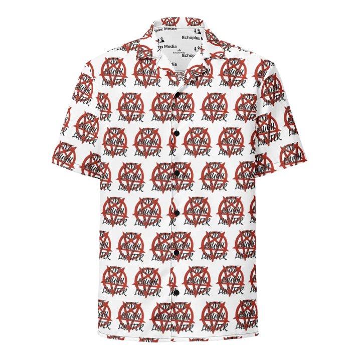 Live Laugh Lucifer Hawaiian Style Shirt - White product image (1)