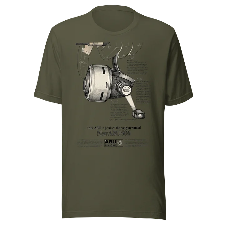 Abu 506 Reel T-Shirt (Khaki) product image (1)
