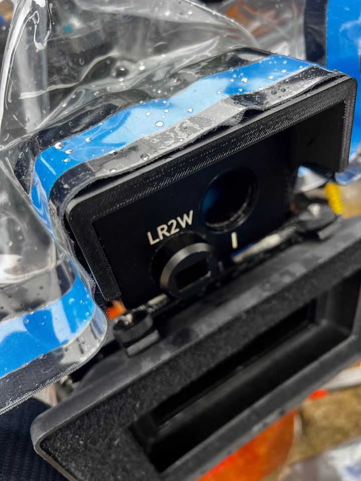Light Ranger 2 Sunshade & Rain Cover | 3D Printed Camera Accessory for Preston Cinema Systems LR2 (M & W) product image (1)