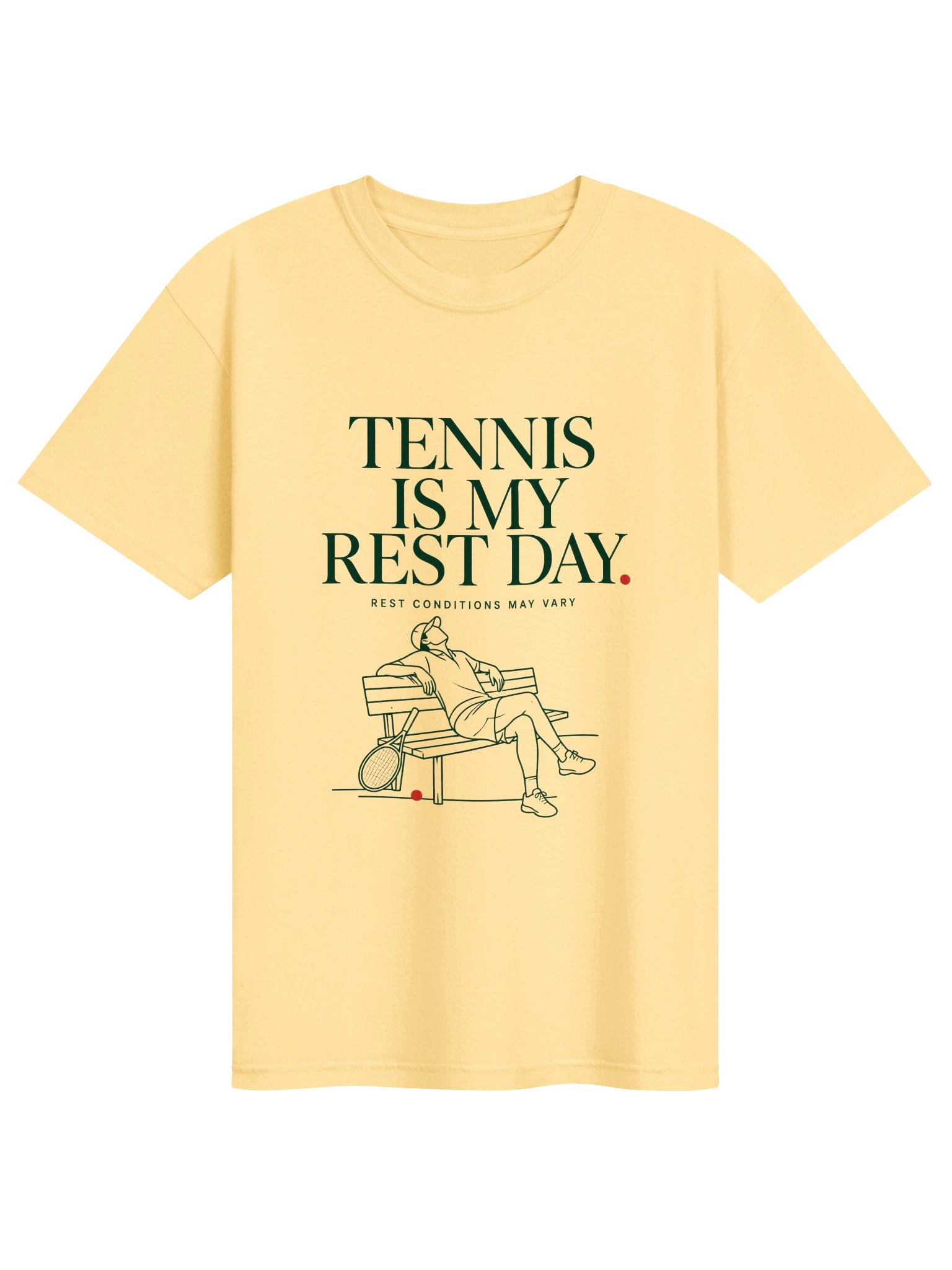 Tennis Is My Rest Day Tee product image (1)