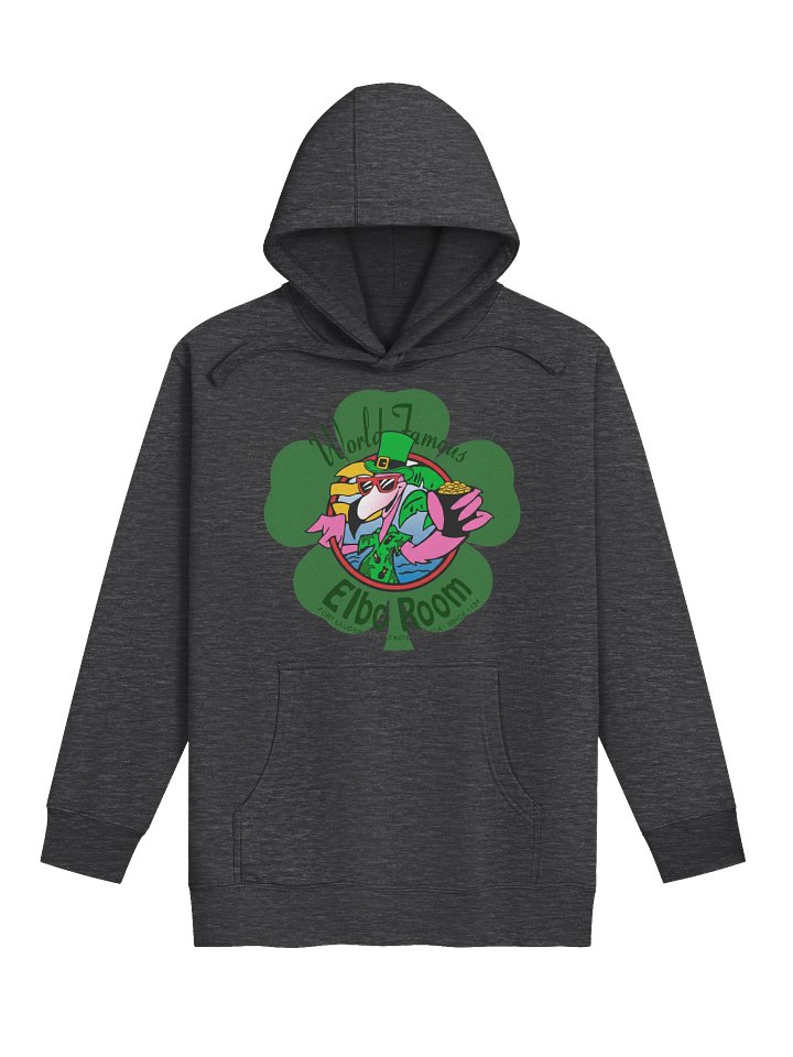 St. Patty’s Elbo Room "Luck of the Flamingo" – Double-Sided Event Hoodie product image (1)