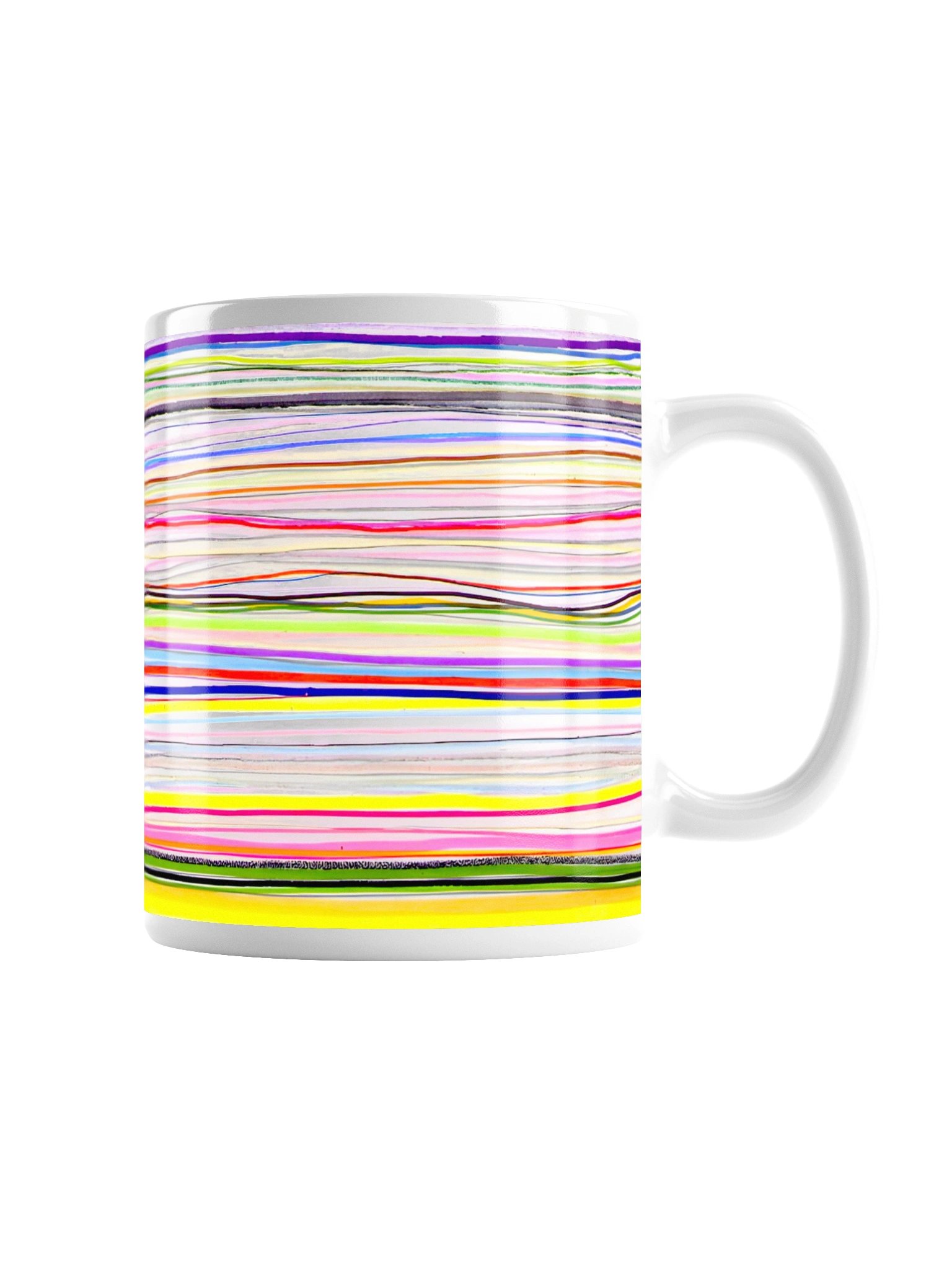 Interference 0001 // Neon Wave Abstract Mug product image (3)
