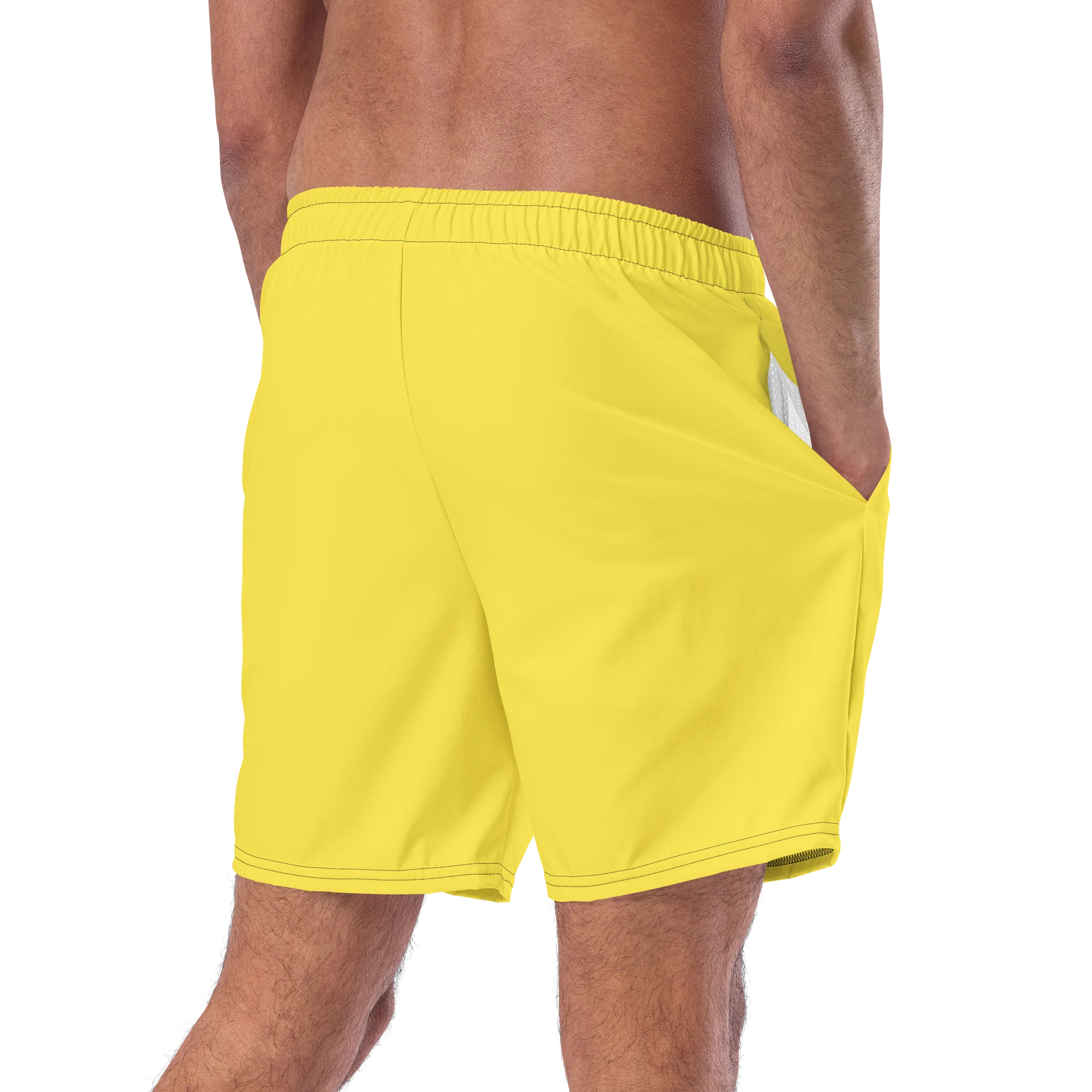 DANGER! - Yellow/Black Swim Trunks product image (9)