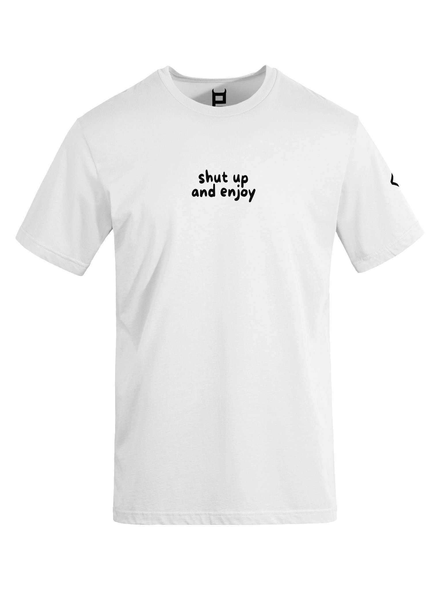shut up and enjoy SHIRT WHITE product image (5)