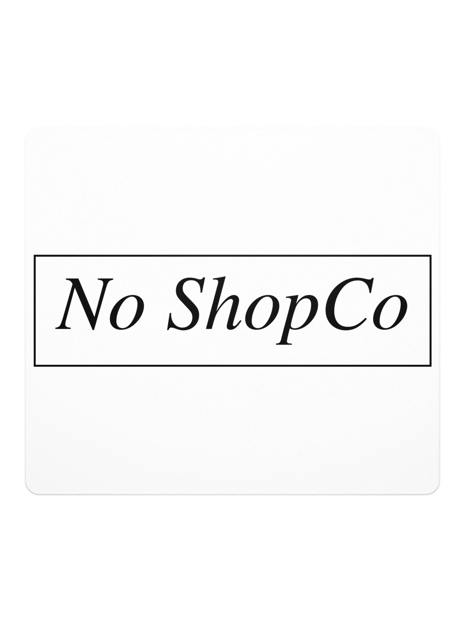 No ShopCo Gaming Mouse Pad - Black on White product image (2)