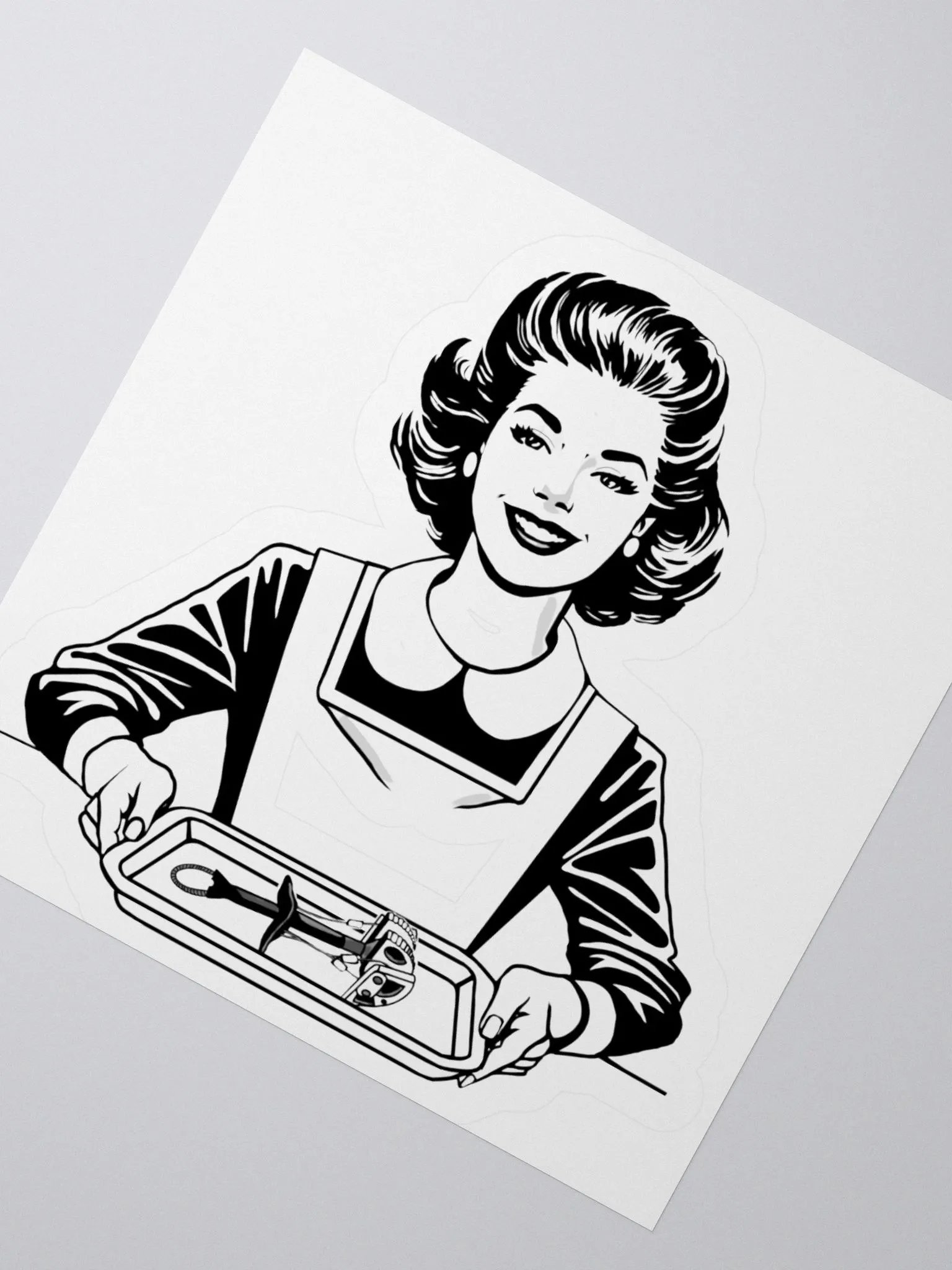 Trad Mom - Kiss Cut Sticker product image (5)