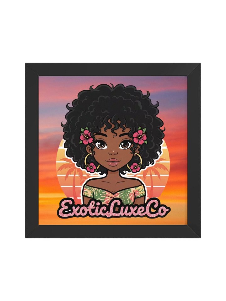 Exotic Luxe Gal Framed Poster product image (4)