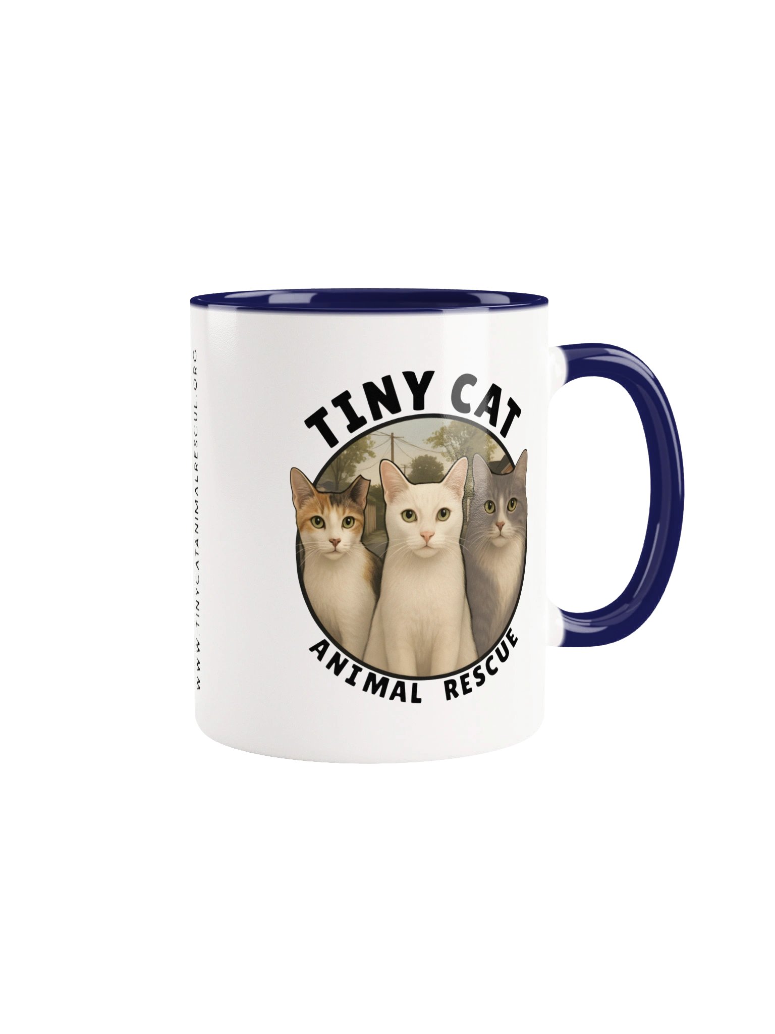 Tiny Cat Logo Two-Tone Mug product image (1)