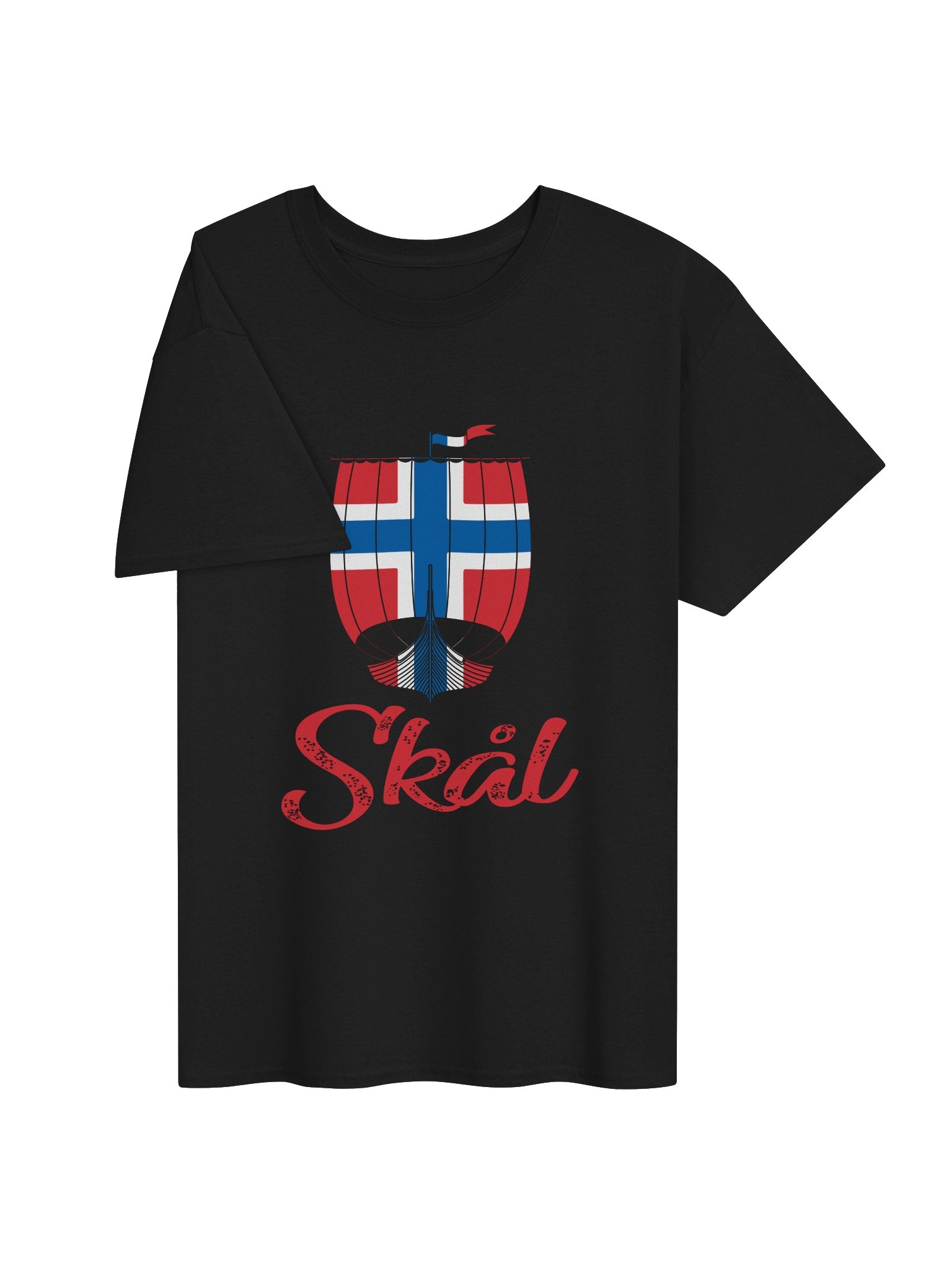 Skal Norwegian Ship Emblem Tee product image (29)