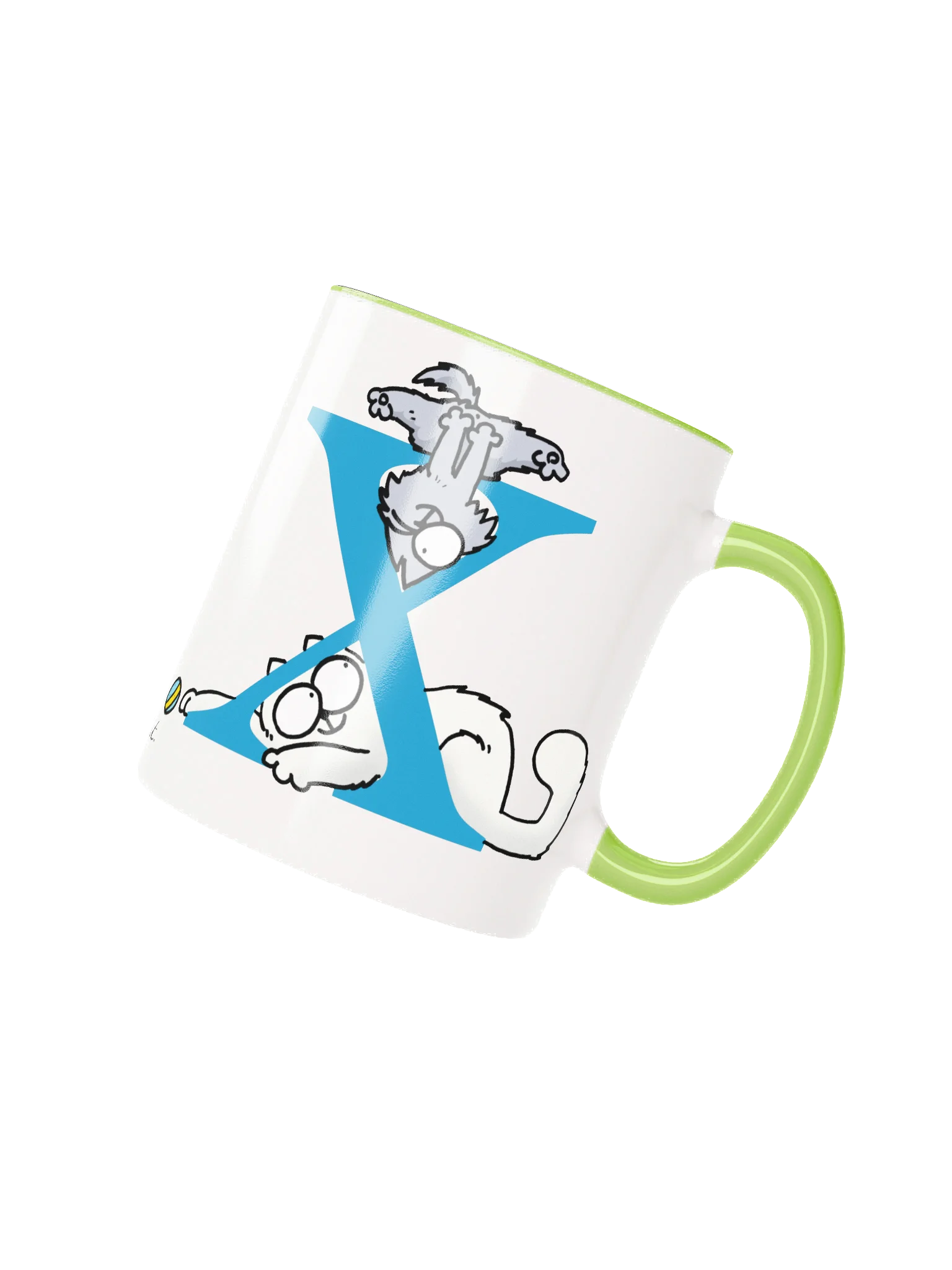 Cat Monogram Mug - X product image (1)