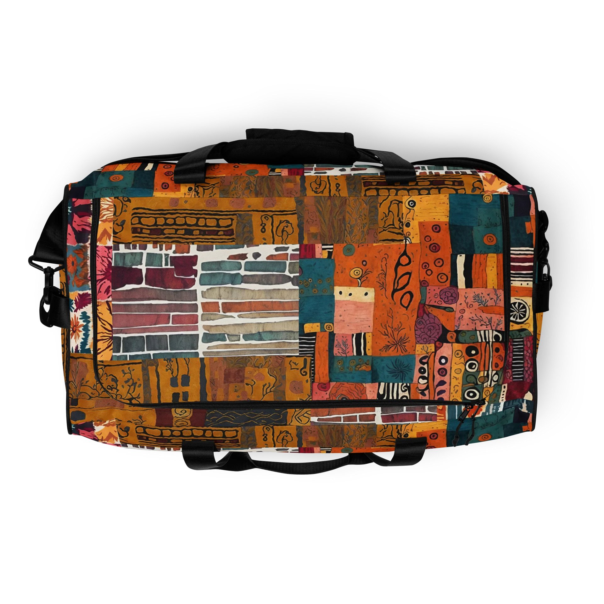 Eclectic Patchwork Paradise Duffle Bag product image (9)