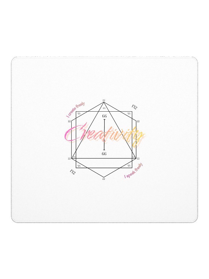 Creativity 132 Vibrational Gaming Mousepad (pink to yellow) product image (4)