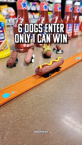 This might be the race of the year. 

Choose your winning glizzy and tune back in to see if you chose right 

#krogerpartner ...