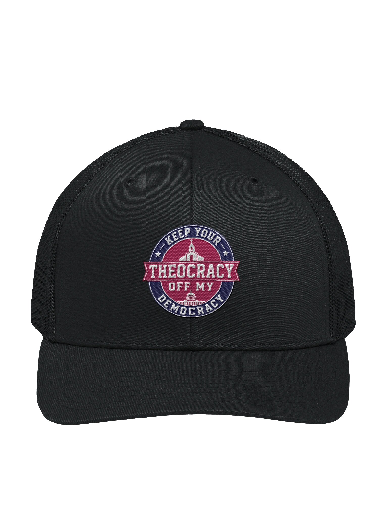Keep Your Theocracy Off My Democracy - Classic Mesh Hat product image (1)