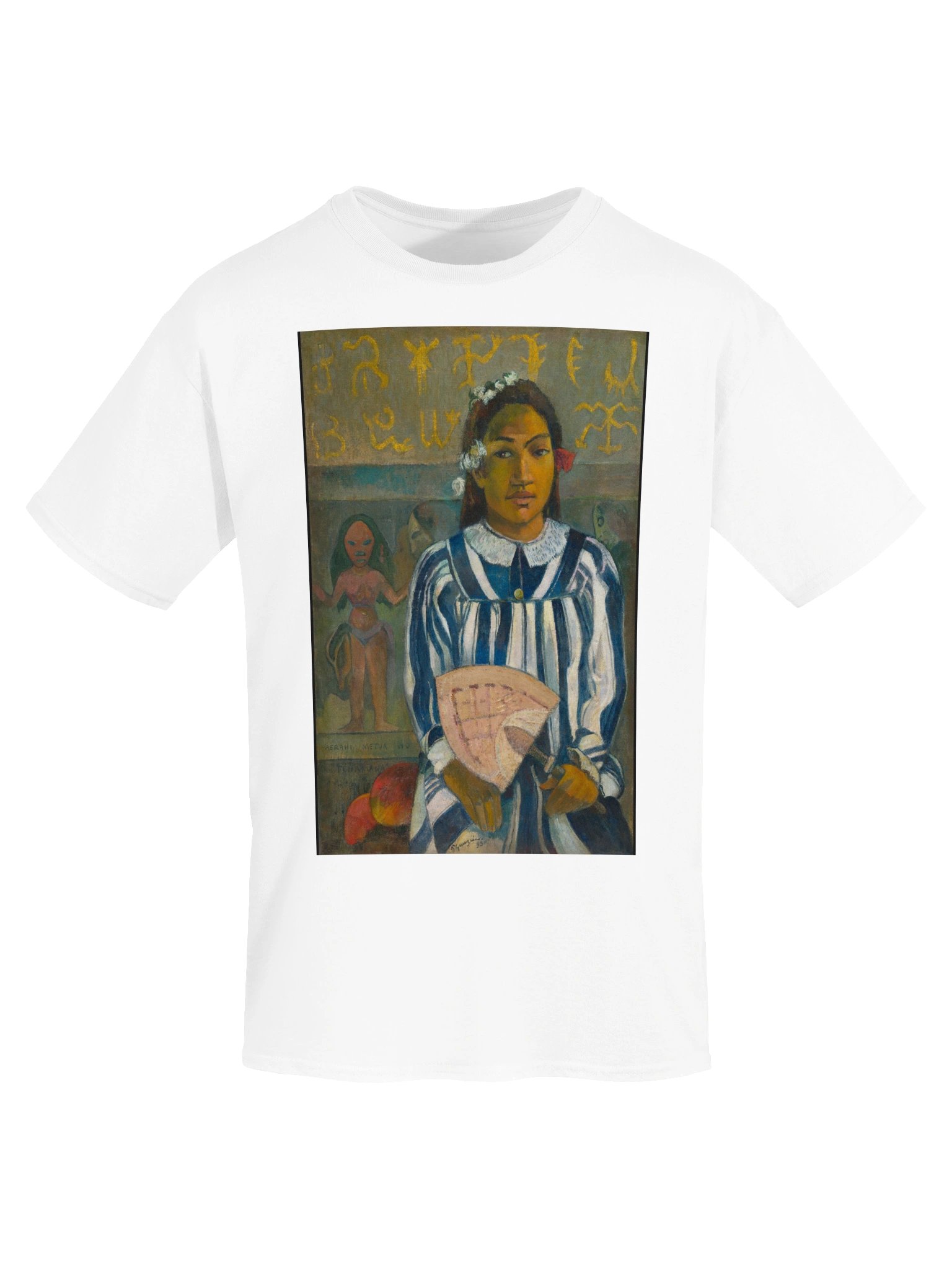 Painterly Girl Portrait Heavyweight Tee product image (5)