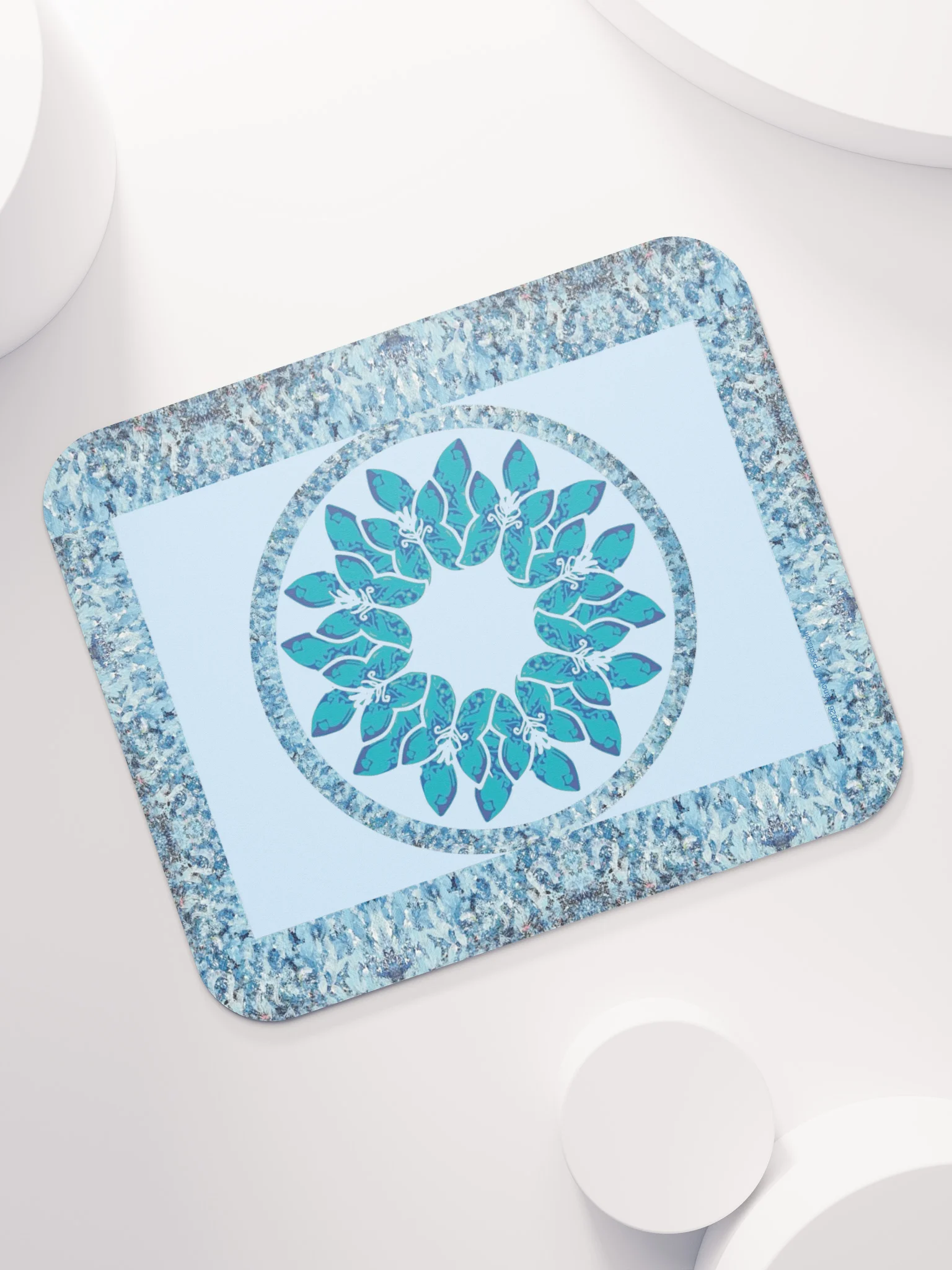 Circle Flower mouse pad product image (6)