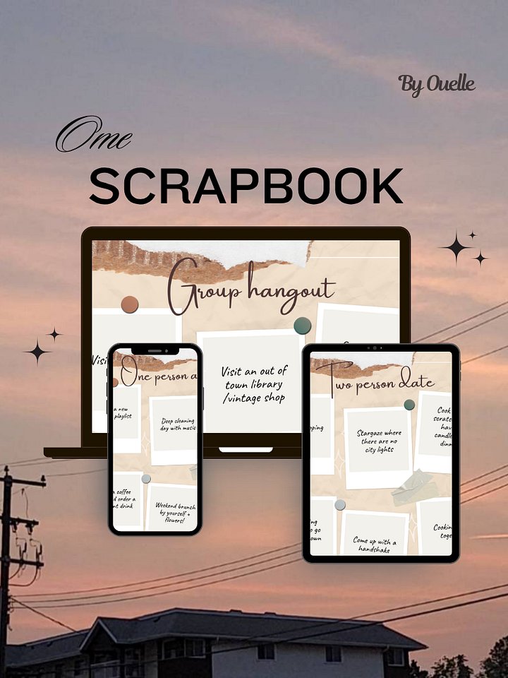 Scrapbook - Summer 2025 Bucketlist (PDF & Template) product image (1)