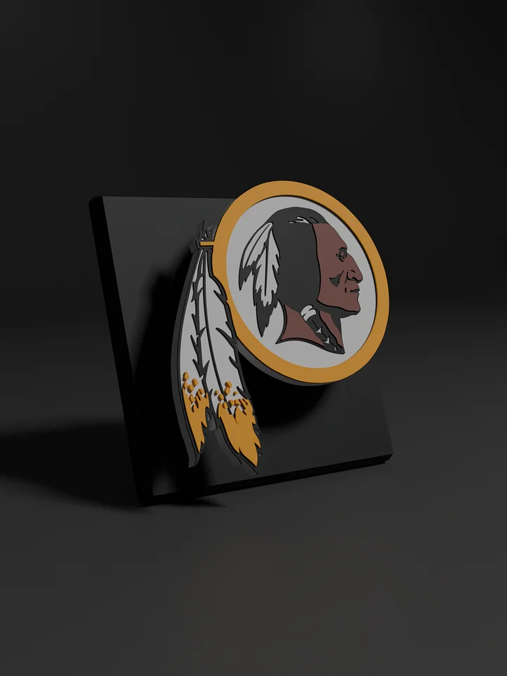 Washington Redskins 3D Printed Floating Logo Sign (Digital File Only) product image (1)