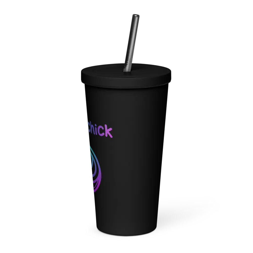 Cinnaschick Insulated Tumbler with Straw product image (3)