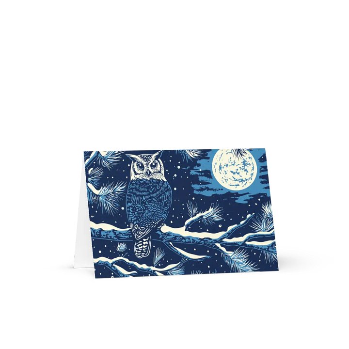 Winter Owl Greeting Card product image (2)
