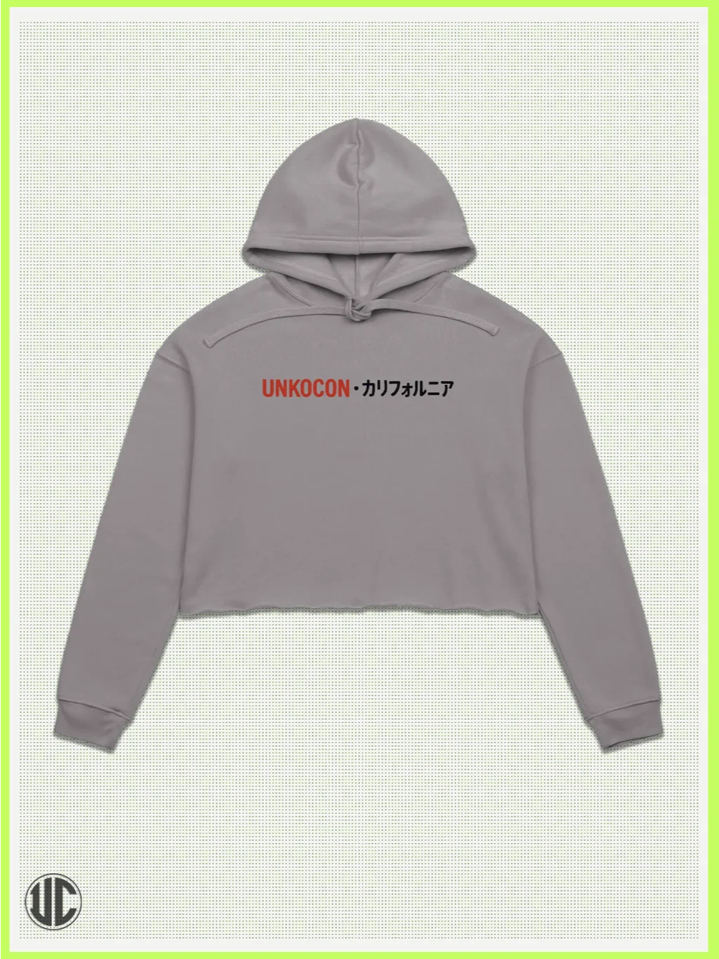 UnkoCon – Ventura CA Skater Crop Hoodie product image (1)