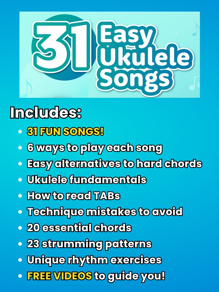 31 Easy Ukulele Songs product image (2)