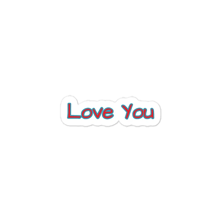 Love You Valentine’s Day Sticker. product image (1)