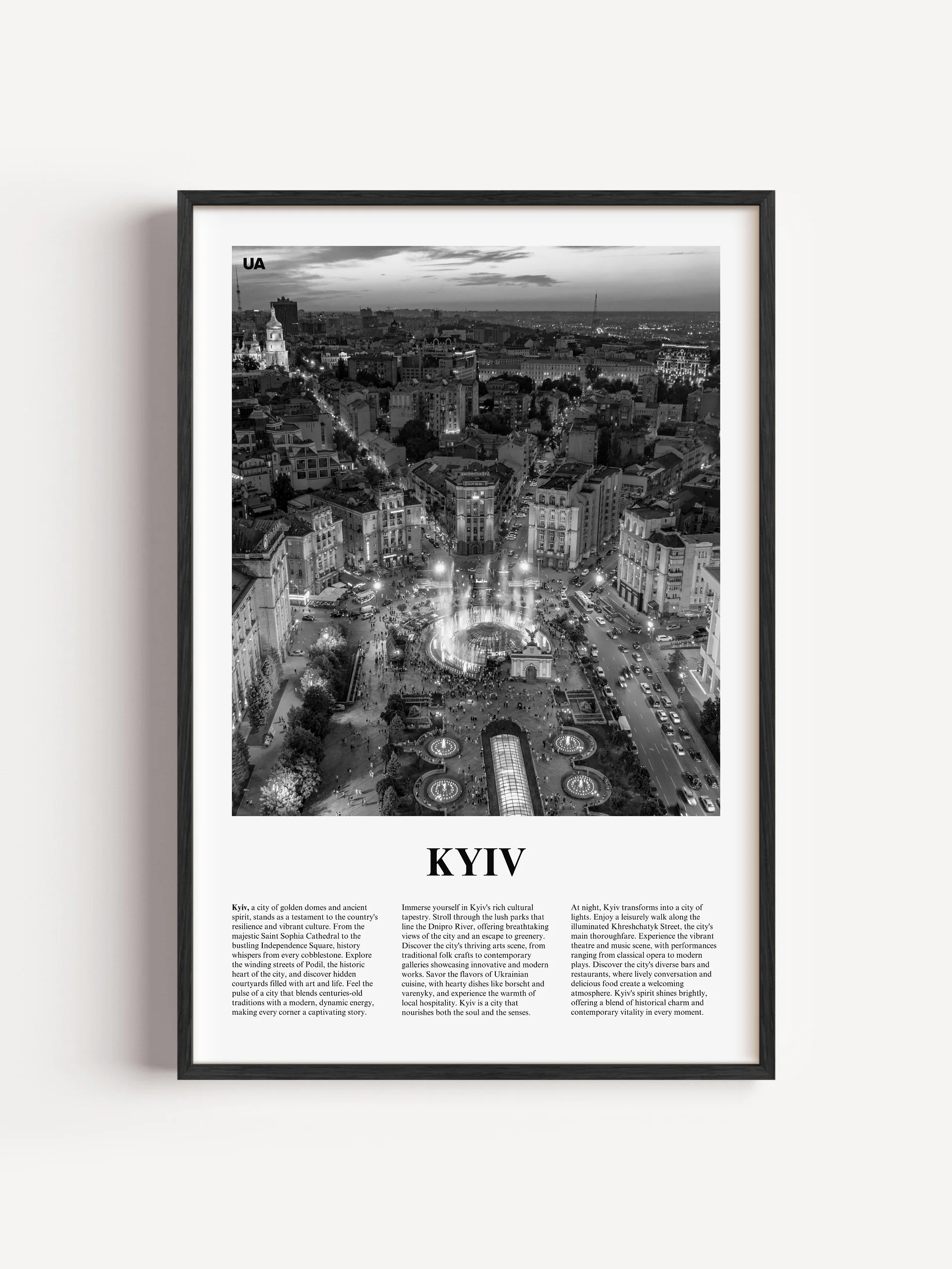 Kyiv 01 Newspaper Poster product image (1)
