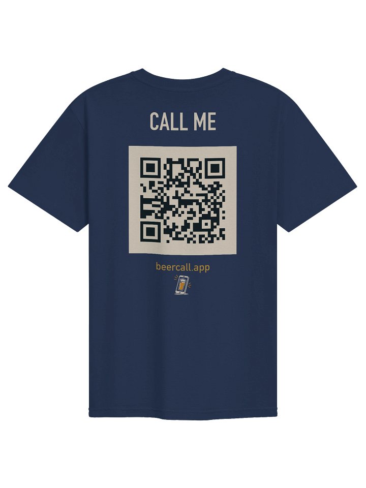 Beer Call Logo + QR Tee product image (2)