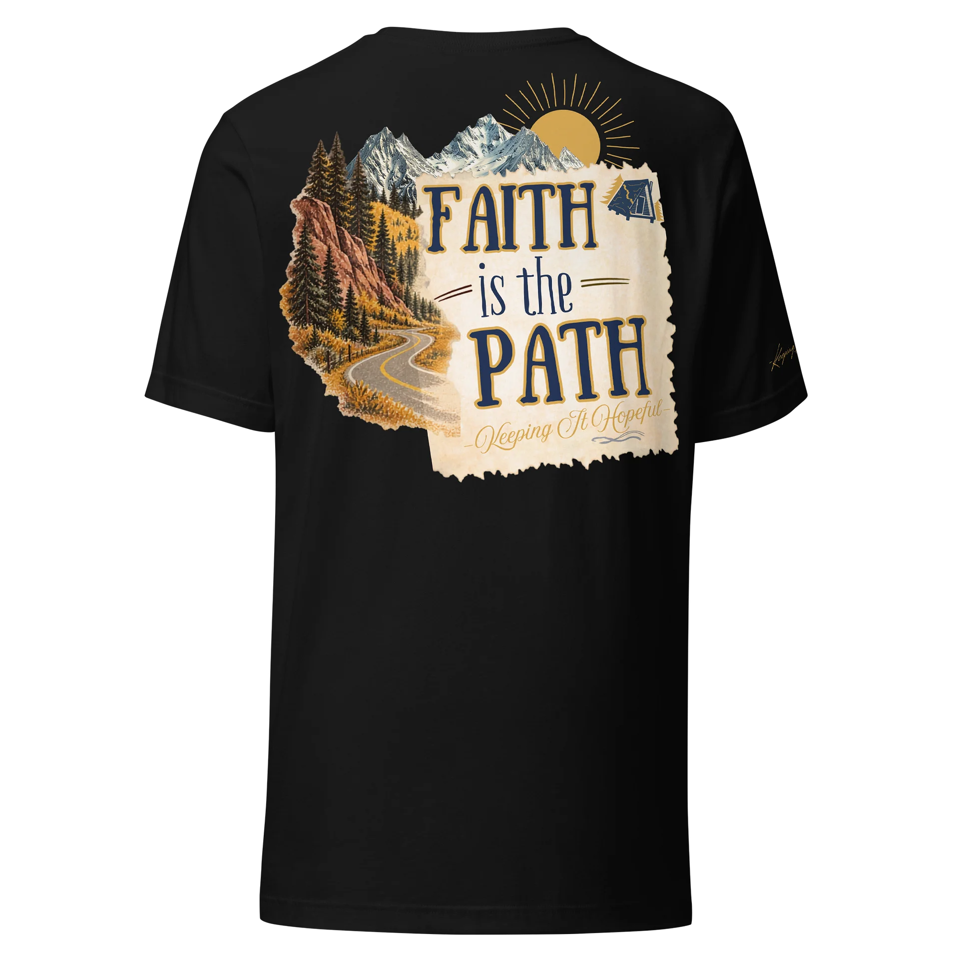Men's Faith Is The Path Supersoft T-Shirt product image (1)